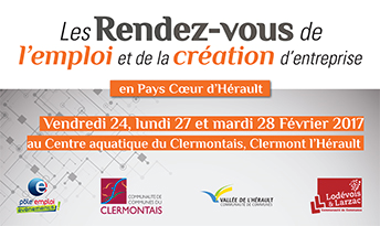 Les rendez-vous de l’Emploi : 24 février 2017 – job datings Clermont l’Hérault Les rendez-vous de l’Emploi : 24 février 2017 – job datings Clermont l’Hérault