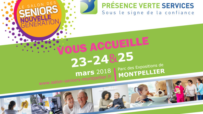 Présence Verte Services participe au Salon des seniors ! Présence Verte Services participe au Salon des seniors !